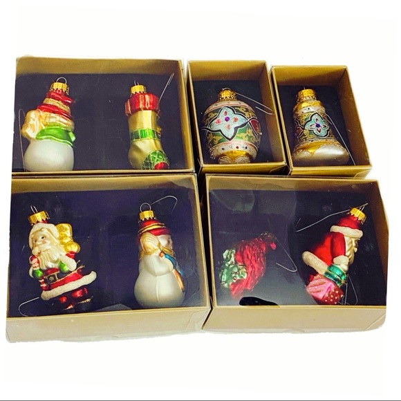 Michaels Other - ❤️{3/$25} Glass Christmas Ornaments Lot of 8 from Michaels